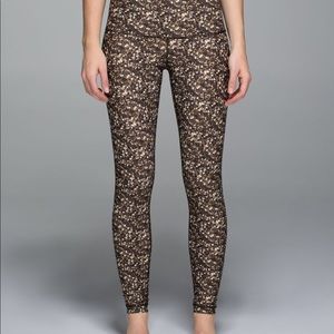 Lululemon sequin print leggings
